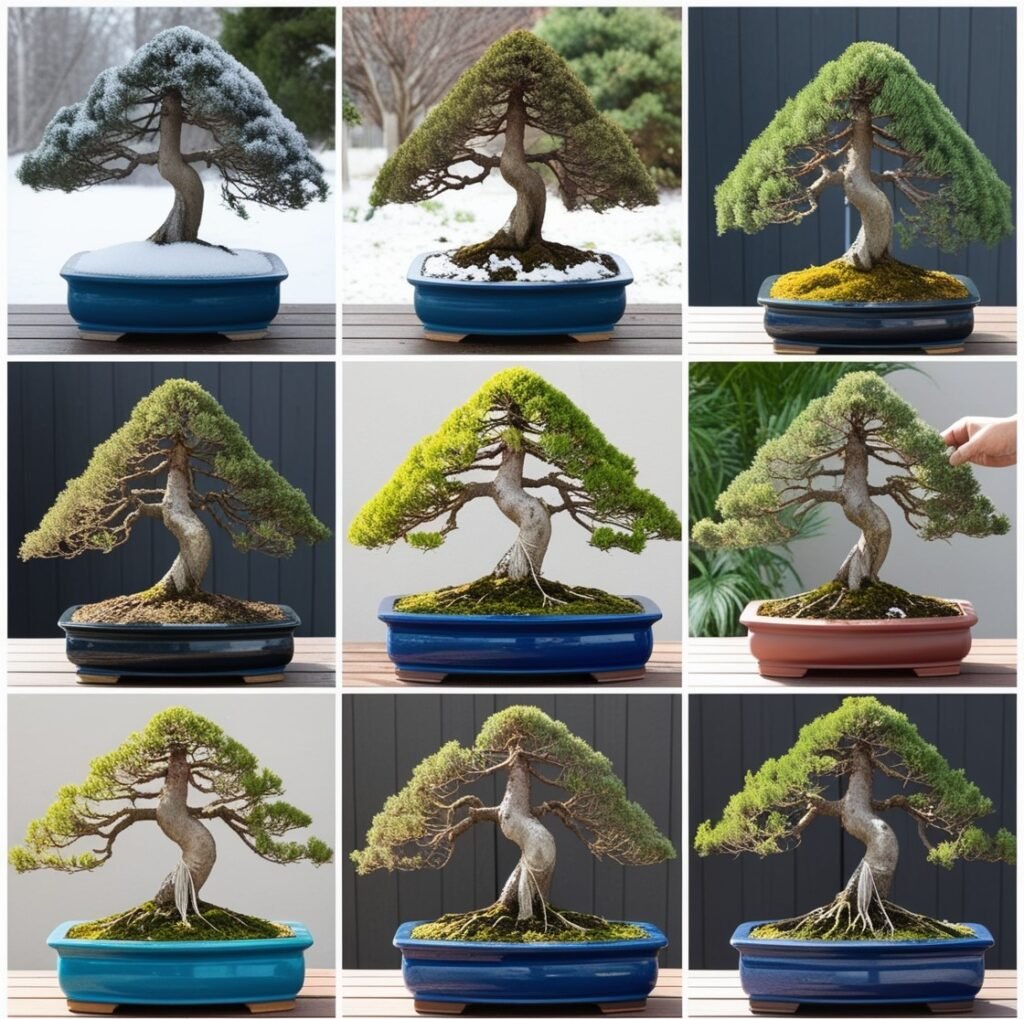 Bonsai blue star juniper picture