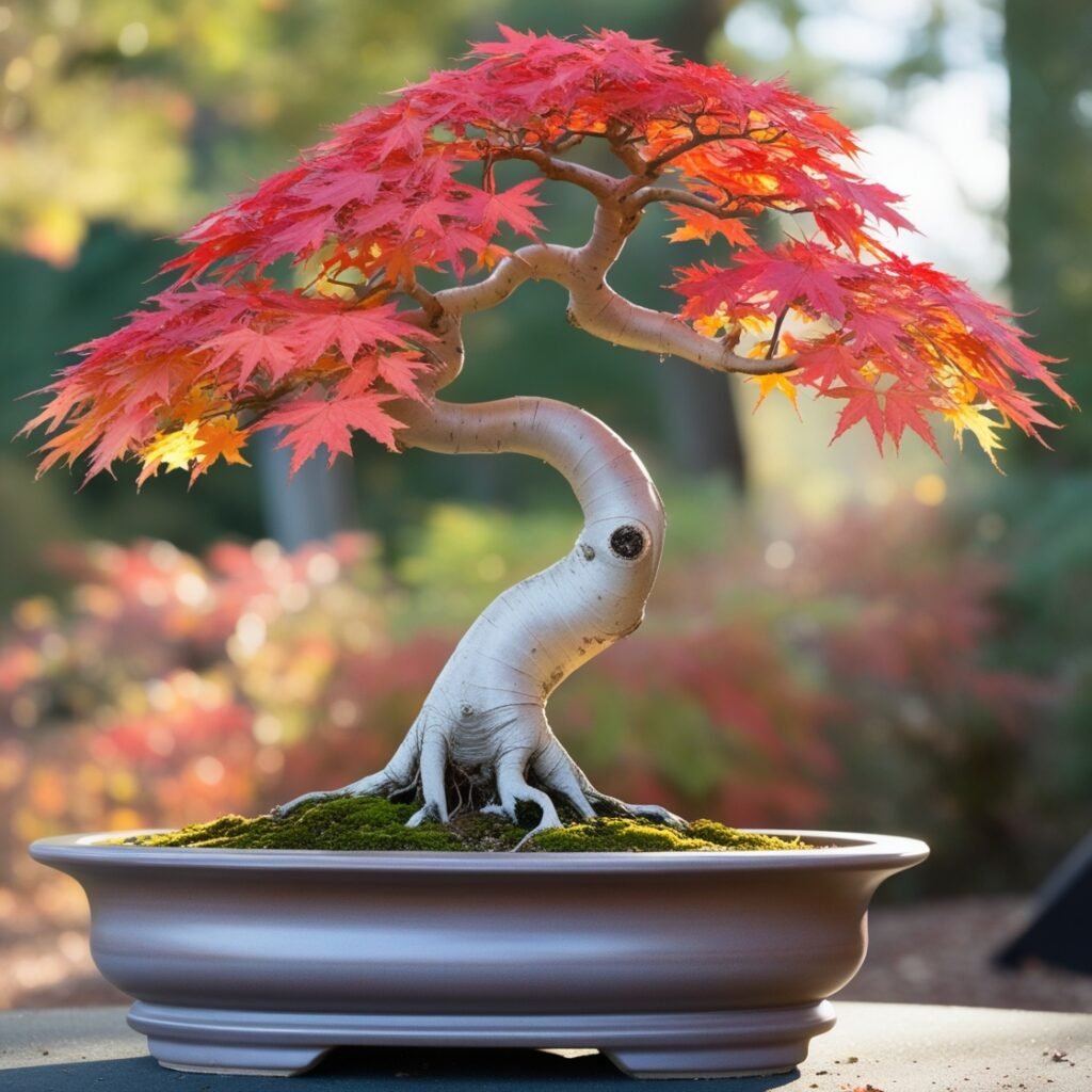 Red maple bonsai picture