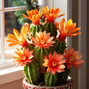 Orange Christmas Cactus