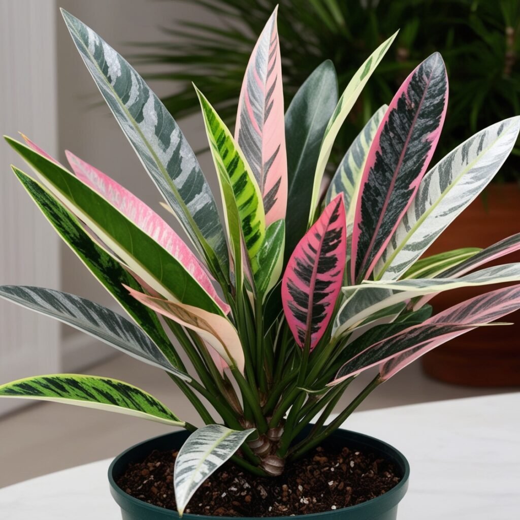 difference between a peace lily and a Chinese evergreen. 