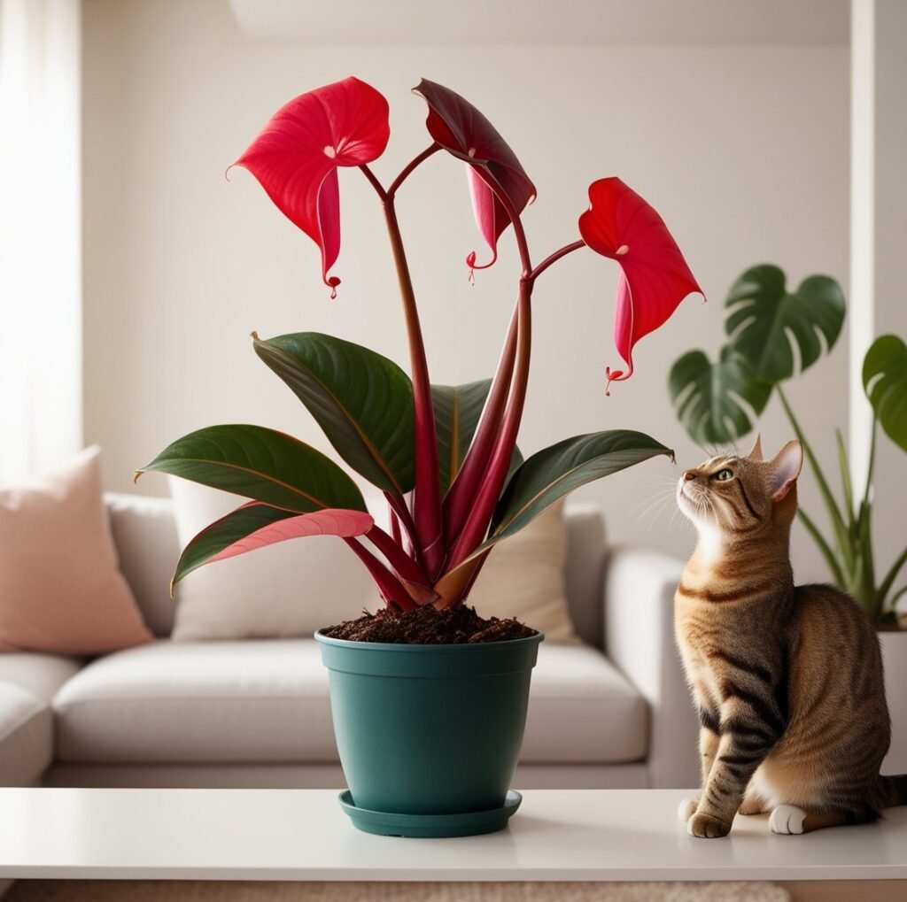 Are these sundance anthuriums poisonous to cats