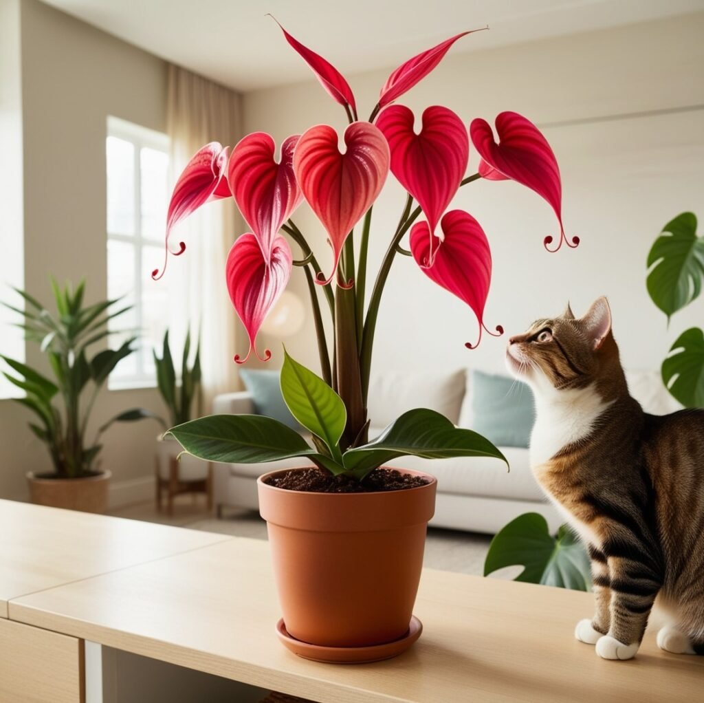 Are these sundance anthuriums poisonous to cats