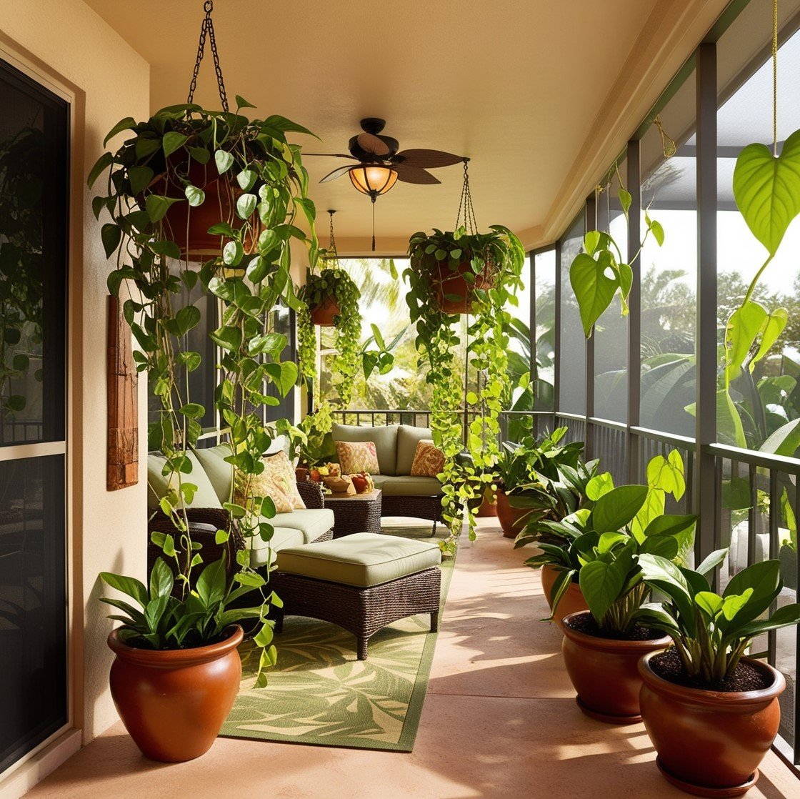 Is It Okay to Put My Pothos on My Lanai?